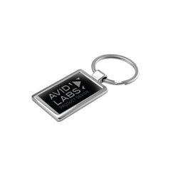 Promotional Rectangular Shaped Metal Keychain