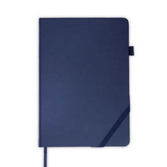 Executive A5 PU Hardcover Journal – Navy Blue & Cream