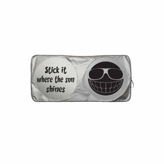 TIPATO Silver / Black Polyester Sunshades