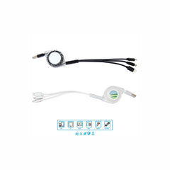FLEXIBLE 3 IN 1 USB CHARGING CABLE