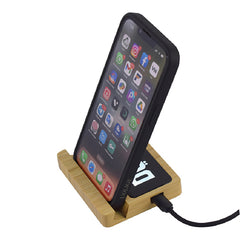 PORTABLE EXTERNAL HARD DRIVE MOBILE STAND WITH LIGHT UP LOGO
