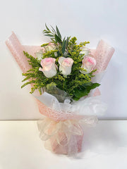 Simple Pink Rose Bouquet