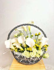 Callalily Arrangement in a Basket