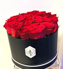Ravishing Red Roses in a Box