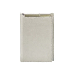 Executive Leather Organizer with Magnetic Pen Holder (Gray)