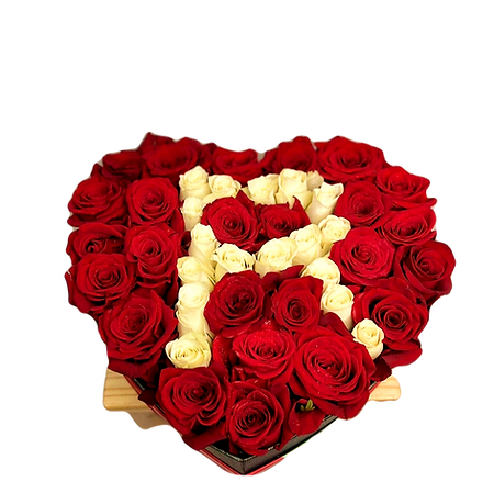 Heart-Shaped Floral Box