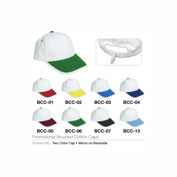 Cotton Caps Back side Velcro