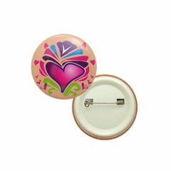 Button Badge Metal Back