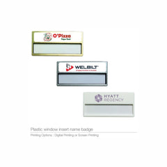Window Insert Name Badges