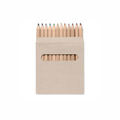 Set of 12 coloured pencils