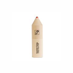 12 wooden pencils in pencil shaped wooden box.