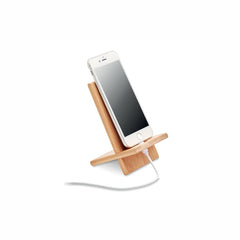 Bamboo phone stand holder