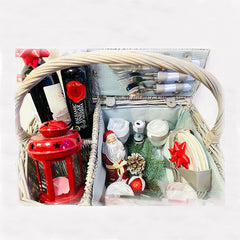 Christmas Hamper Picnic Basket