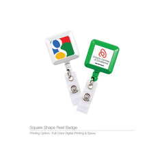 Badge Reels in Square Shape