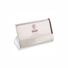 Pocket Cardholder & Desk Stand - White