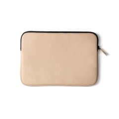 Minimalist Nubuck Laptop Sleeve – 15” Water-Repellent Edition (Beige)
