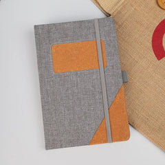 ECOFLEX - A5 RPET Leather Notebook