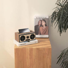 SEVAN - Giftology Retro Wood 20W Bluetooth Speaker with FM