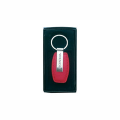 Metal with Leather Keychain