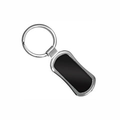 Promotional Rectangular Oval Metal Keychain