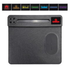 LIGHT-UP LOGO WIRELESS CHARGING MOUSE PAD