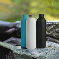 TAUNUS - Soft Touch Insulated Water Bottle - 750ml - White