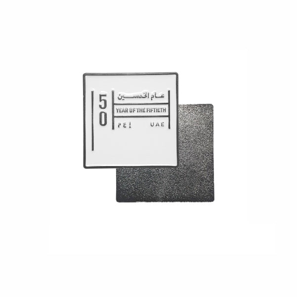 Year of The 50th UAE Metal Badges