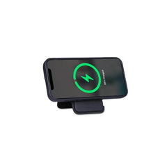 Executive 3-in-1 Magnetic Charging Station & Card Wallet – Stealth Black