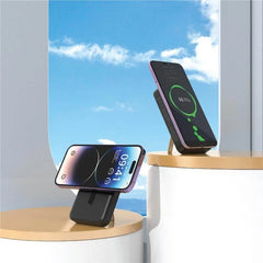 Executive 10,000mAh 4-in-1 Magnetic Powerbank with Integrated Cables