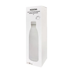 Executive Soft-Touch Insulated Water Bottle – 1L Pristine White