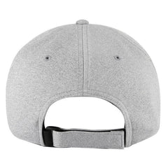 Executive Textured 6-Panel Performance Cap – Heathered Grey
