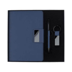 Executive 3-Piece Journal & Accessory Set – Royal Blue Edition