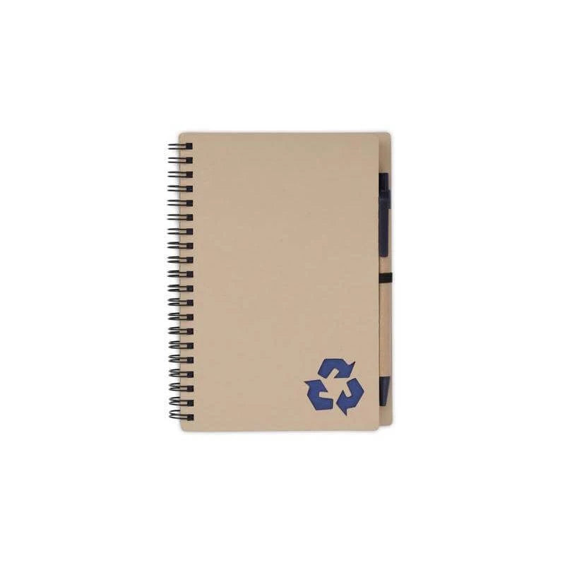 Executive B6 Eco-Neutral Notepad & Sugarcane Paper Pen Set – Navy Blue