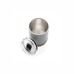 Hans Larsen Vacuum Mug With Cork Base - Grey