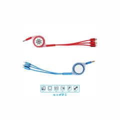 FLEXIBLE 3 IN 1 USB CHARGING CABLE