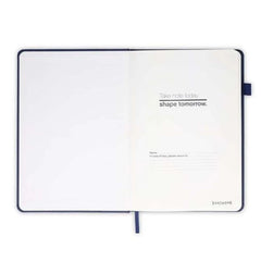 Executive A5 PU Hardcover Journal – Navy Blue & Cream