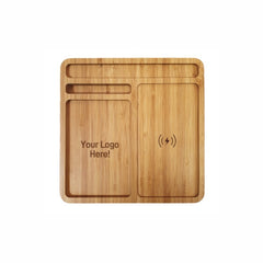 Bamboo Wireless Charger Docking Station