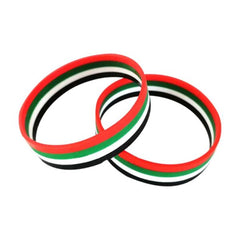 UAE Flag Silicone Wristbands in Readystock