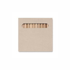 Set of 12 coloured pencils