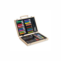 Artist's set in wooden box