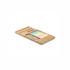 Bamboo desk phone stand