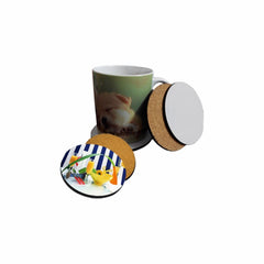 Tea Coaster Cork- Round