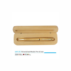 Personalized Wooden Pen & Case