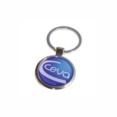 Metal Round keychain