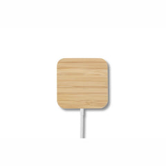 15W Square Bamboo Magsafe Wireless Charger