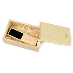 WOODEN LED LIGHT UP USB FLASH DRIVE