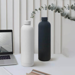 GRIGNY - Soft Touch Insulated Water Bottle - 1000ml - White