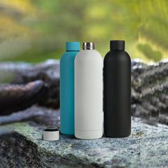 TAUNUS - Soft Touch Insulated Water Bottle - 750ml - Aqua Blue