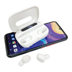 WIRELESS EARBUDS WITH POWERBANK