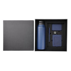 Executive "Zero-Footprint" 5-Piece Gratitude Set – Navy Blue Edition